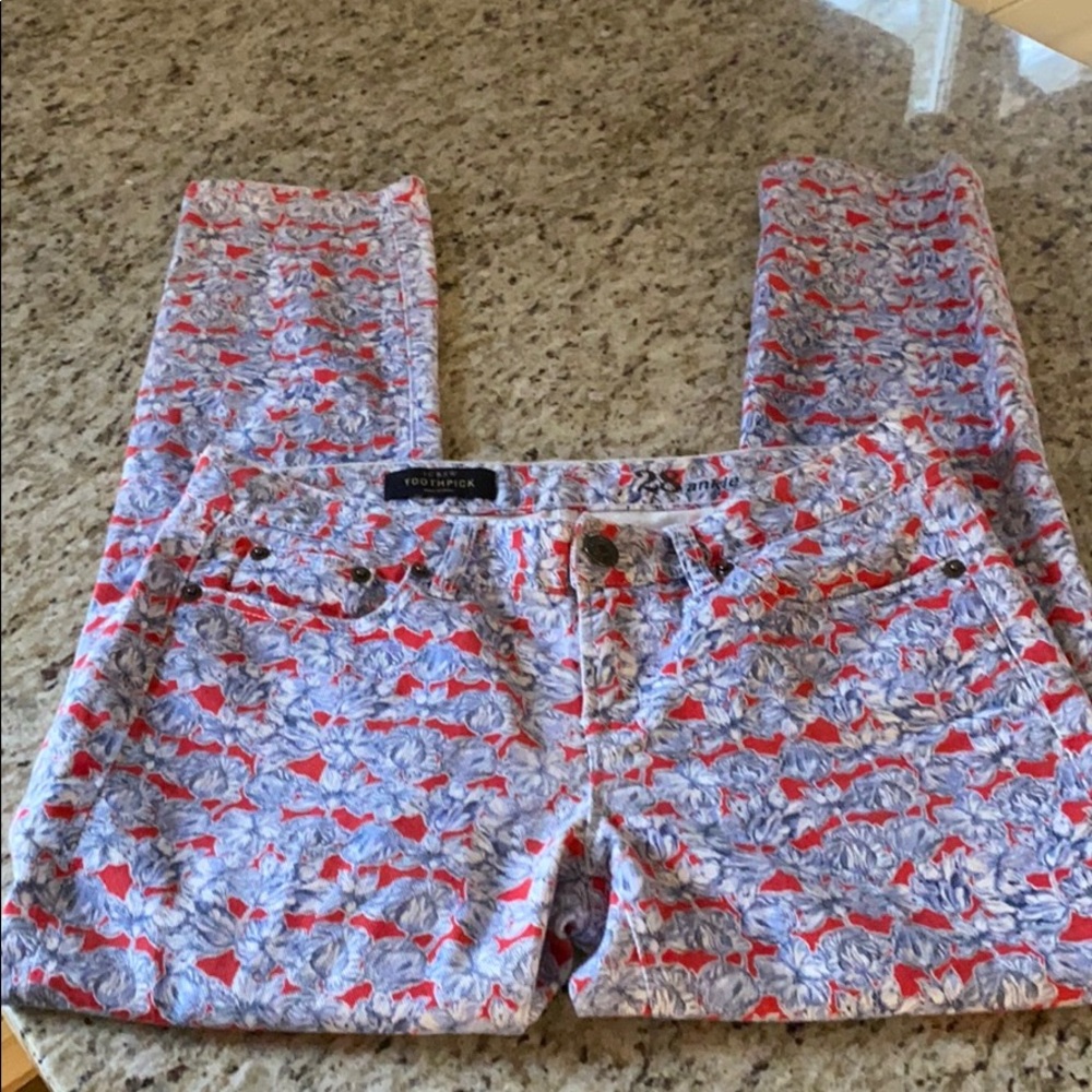 J Crew Liberty Toothpick Ankle Pants